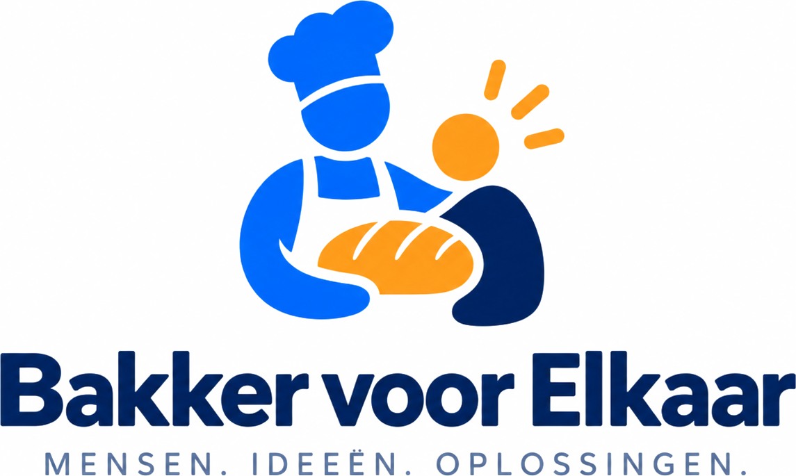 Logo Bakker voor Elkaar — Mensen. Ideeën. Oplossingen.